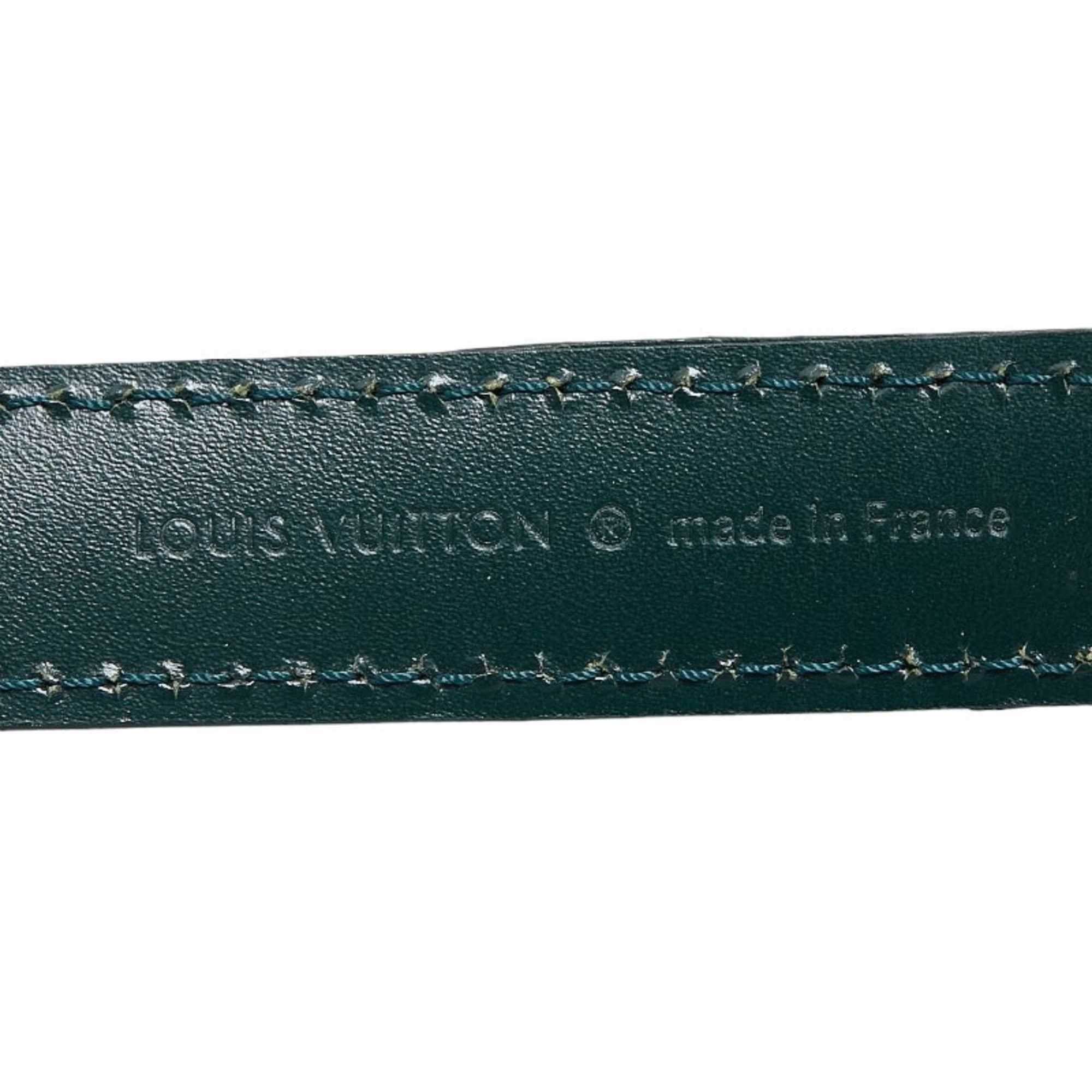 Louis Vuitton Louis Vuitton Taiga Shoulder Strap Dark Green Leather Men's LOUIS VUITTON Size ONE SIZE - 5 Thumbnail