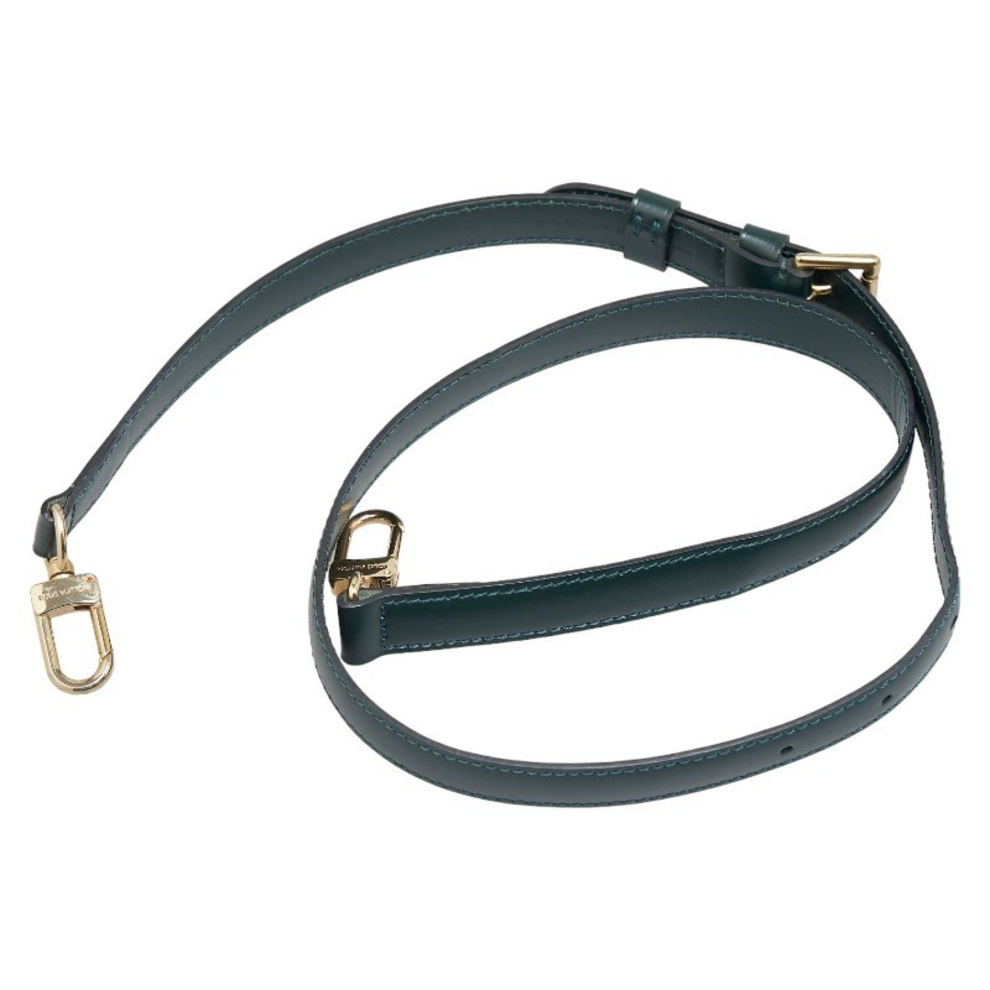 Louis Vuitton Louis Vuitton Taiga Shoulder Strap Dark Green Leather Men's LOUIS VUITTON Size ONE SIZE - 3 Thumbnail