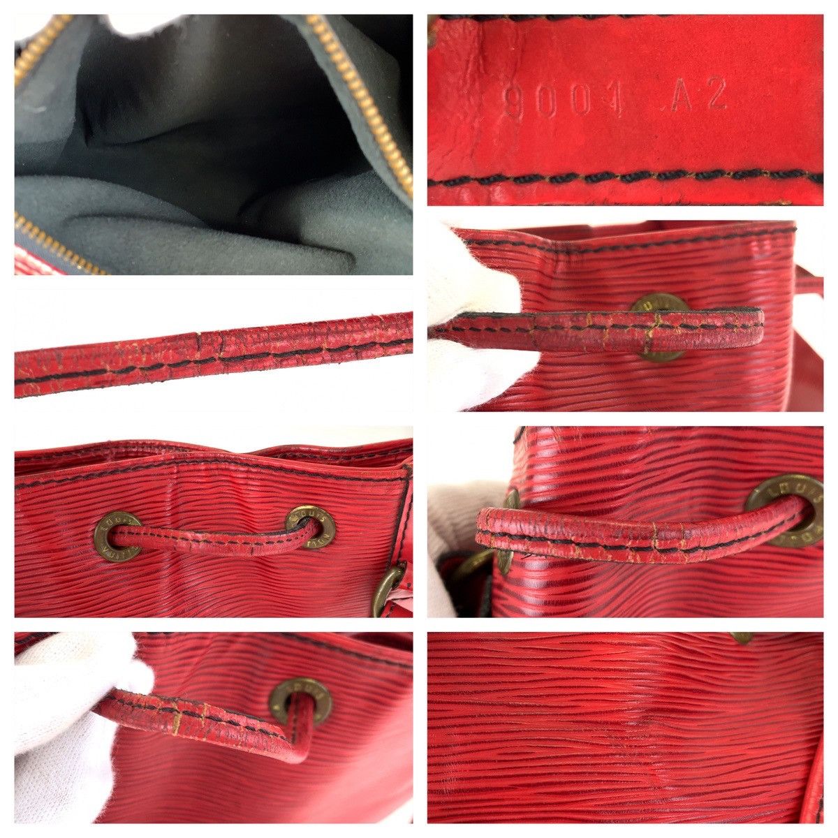 Louis Vuitton Louis Vuitton Louis Vuitton Epi Noe Grain Leather Shoulder Bag M44007 Leather Shoulder Bag M44007 in Very Good Condition Size ONE SIZE - 4 Thumbnail