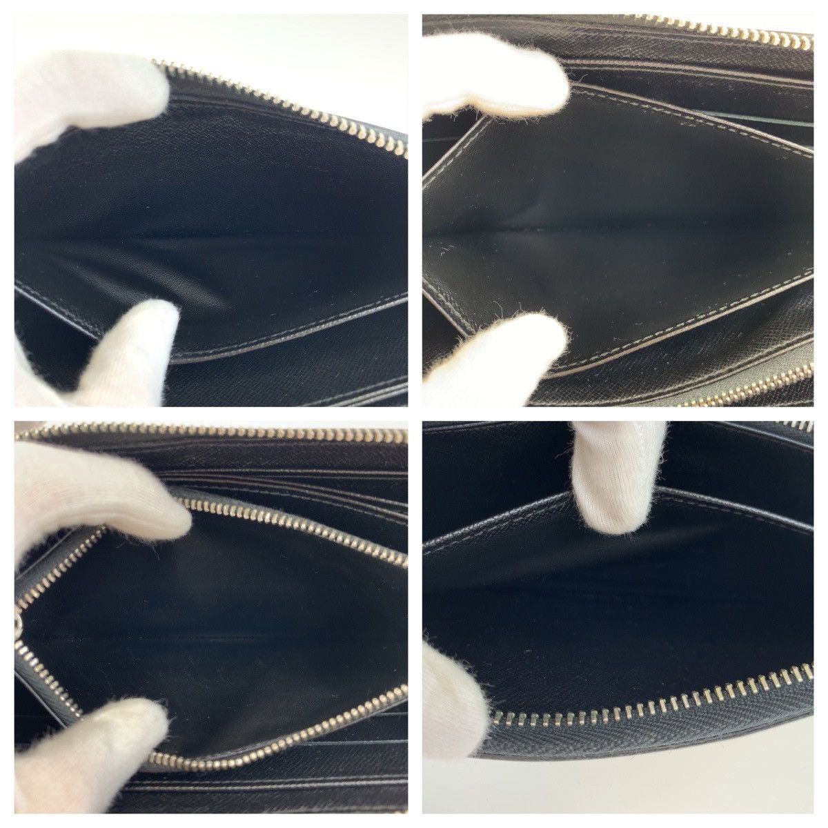 Louis Vuitton Louis Vuitton Louis Vuitton Epi Zippy Wallet Black Leather Leather Long Wallet M6007N Size ONE SIZE - 5 Thumbnail