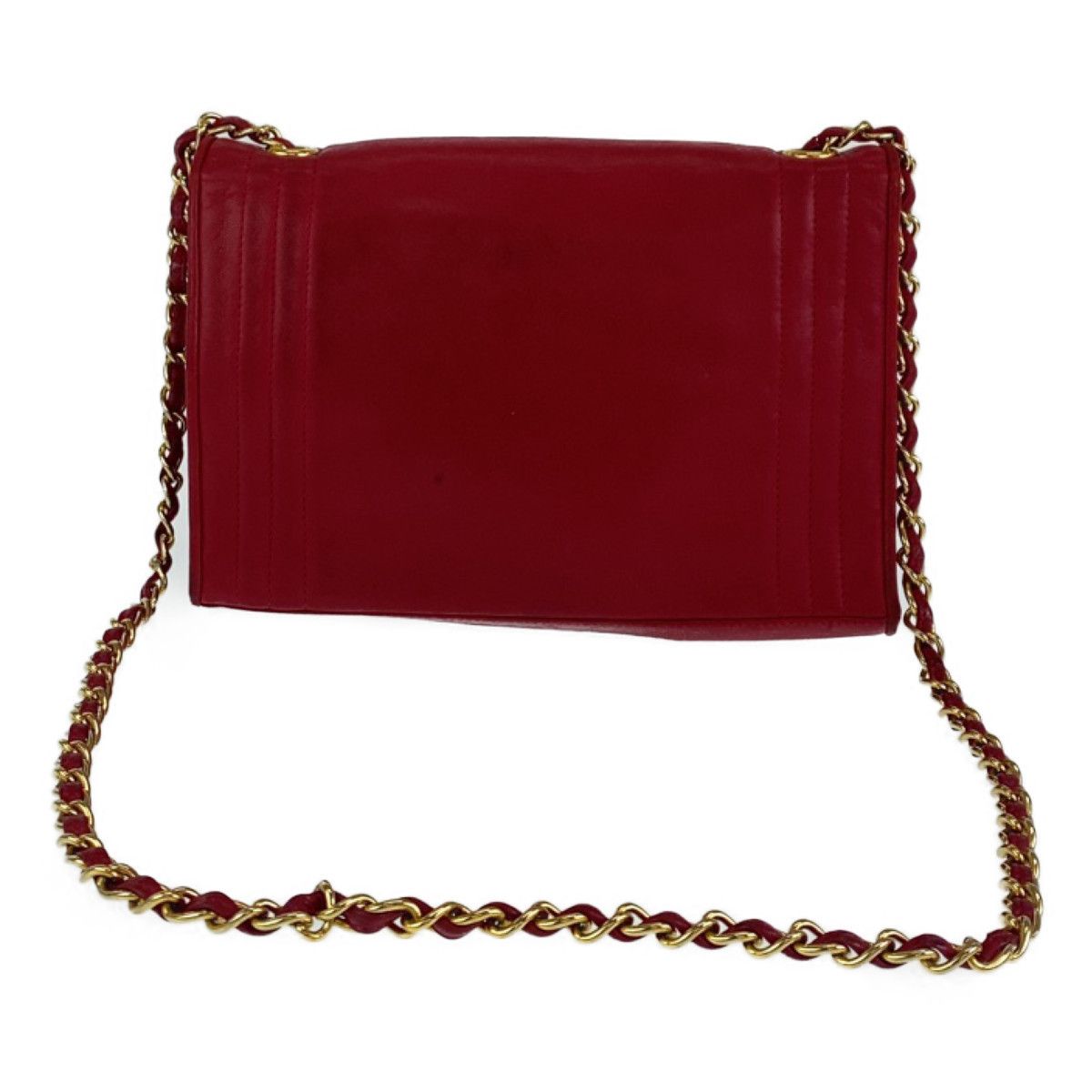 Chanel Chanel Chanel Vintage Lambskin Shoulder Bag Leather Crossbody Bag 04665 in Very Good Condition Size ONE SIZE - 2 Thumbnail