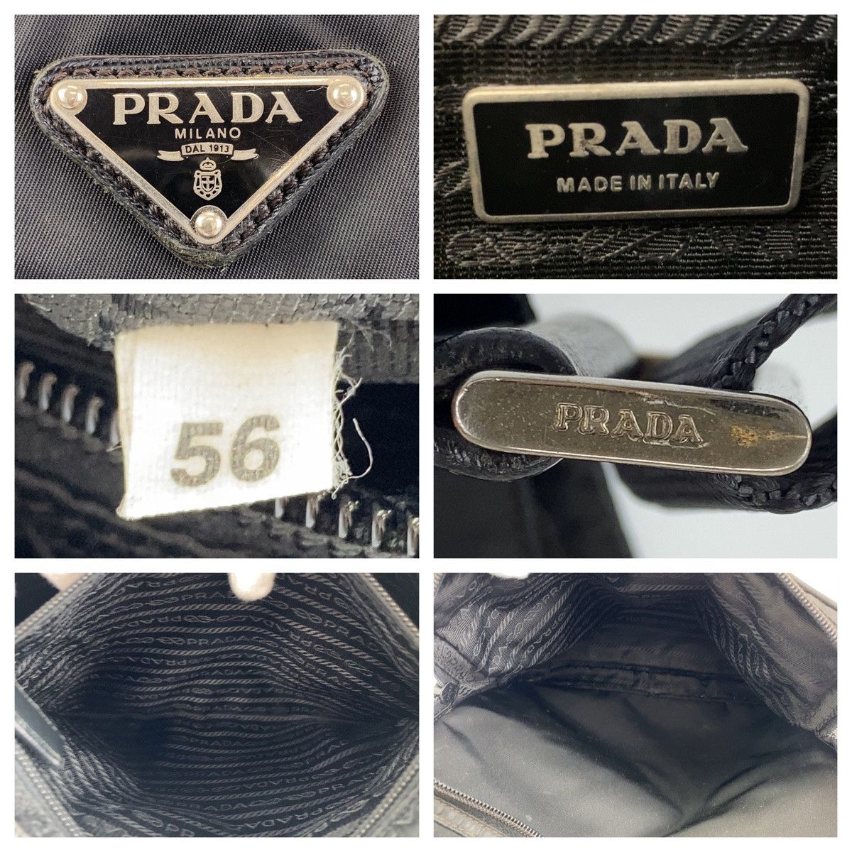 Prada Prada Prada Nylon Tessuto Shoulder Bag 404224 Canvas Crossbody Bag 404224 in Very Good Condition Size ONE SIZE - 4 Thumbnail