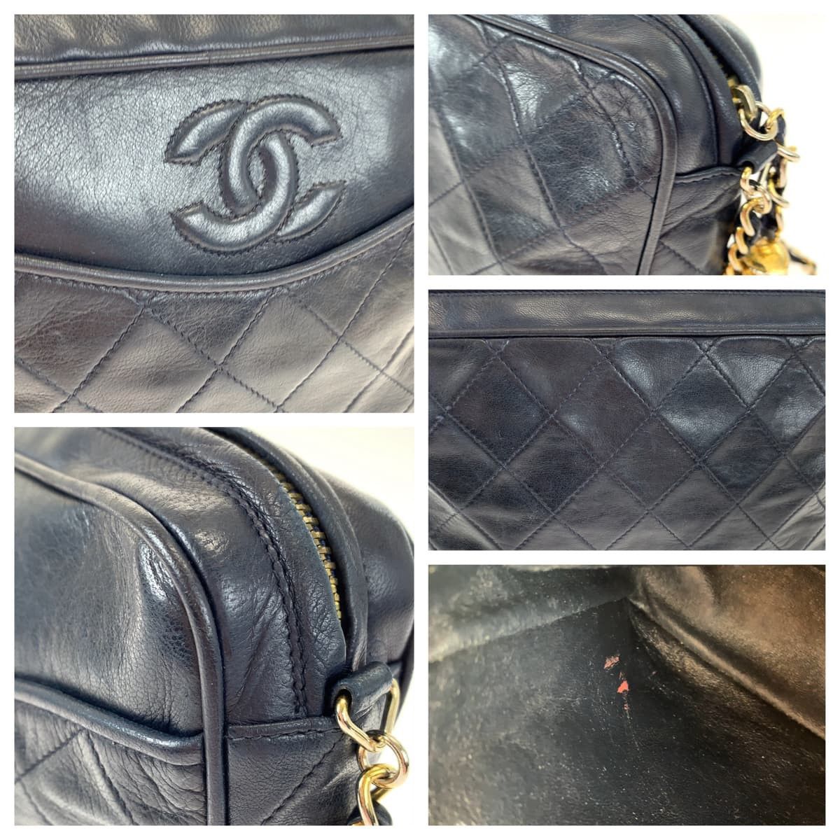 Chanel Chanel Chanel Vintage Lambskin Matelasse Tassel Shoulder Bag Leather Crossbody Bag 086**** Size ONE SIZE - 5 Thumbnail