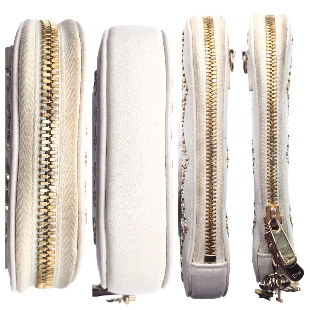Dior Dior Dior Leather Lady Dior 2way Phone Pouch S0872BNHB Leather Phonecase S0872BNHB Size ONE SIZE - 7 Thumbnail
