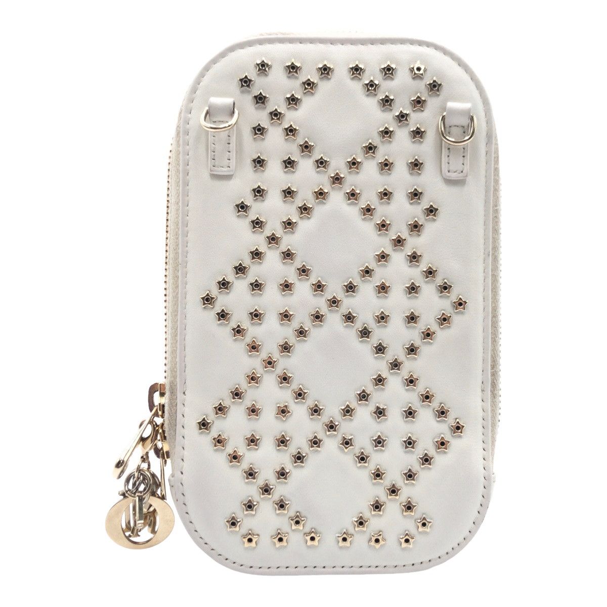 Dior Dior Dior Leather Lady Dior 2way Phone Pouch S0872BNHB Leather Phonecase S0872BNHB Size ONE SIZE - 2 Thumbnail
