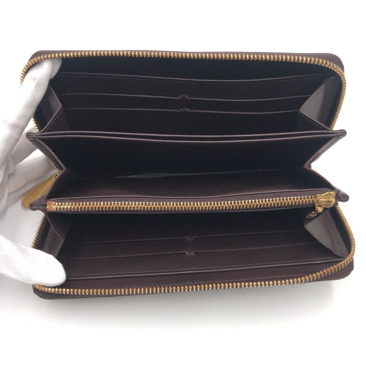 Louis Vuitton Louis Vuitton Louis Vuitton Patent Leather Zippy Wallet M93522 Leather Long Wallet M93522 Size ONE SIZE - 5 Thumbnail