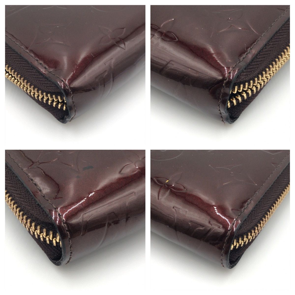 Louis Vuitton Louis Vuitton Louis Vuitton Patent Leather Zippy Wallet M93522 Leather Long Wallet M93522 Size ONE SIZE - 3 Thumbnail