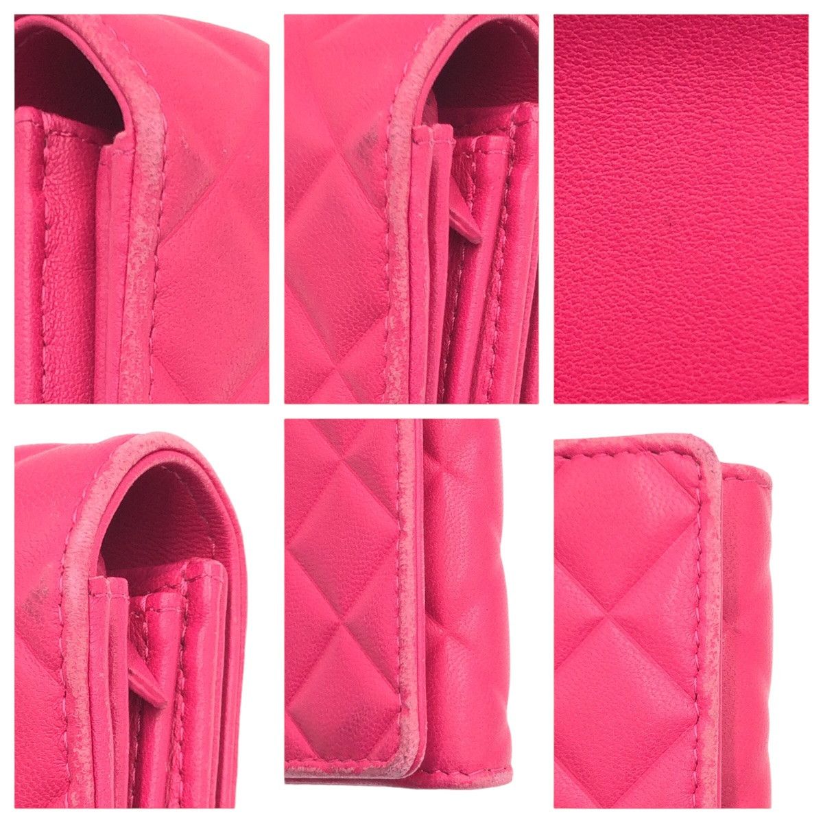Chanel Chanel Chanel Matelasse Lambskin Long Wallet 404913 Leather Long Wallet 404913 in Very Good Condition Size ONE SIZE - 7 Thumbnail