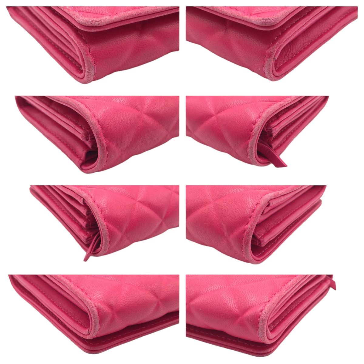 Chanel Chanel Chanel Matelasse Lambskin Long Wallet 404913 Leather Long Wallet 404913 in Very Good Condition Size ONE SIZE - 4 Thumbnail
