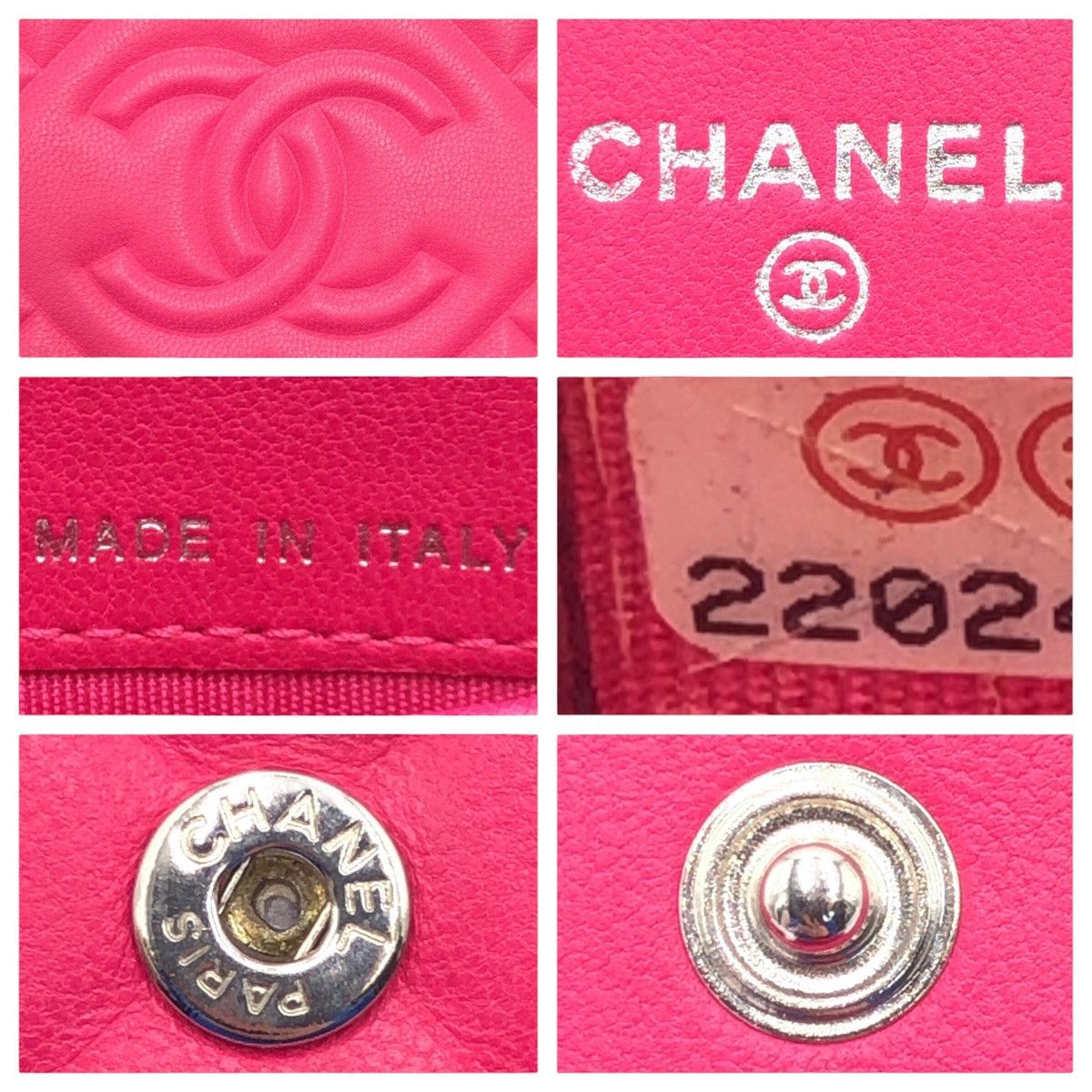 Chanel Chanel Chanel Matelasse Lambskin Long Wallet 404913 Leather Long Wallet 404913 in Very Good Condition Size ONE SIZE - 3 Thumbnail