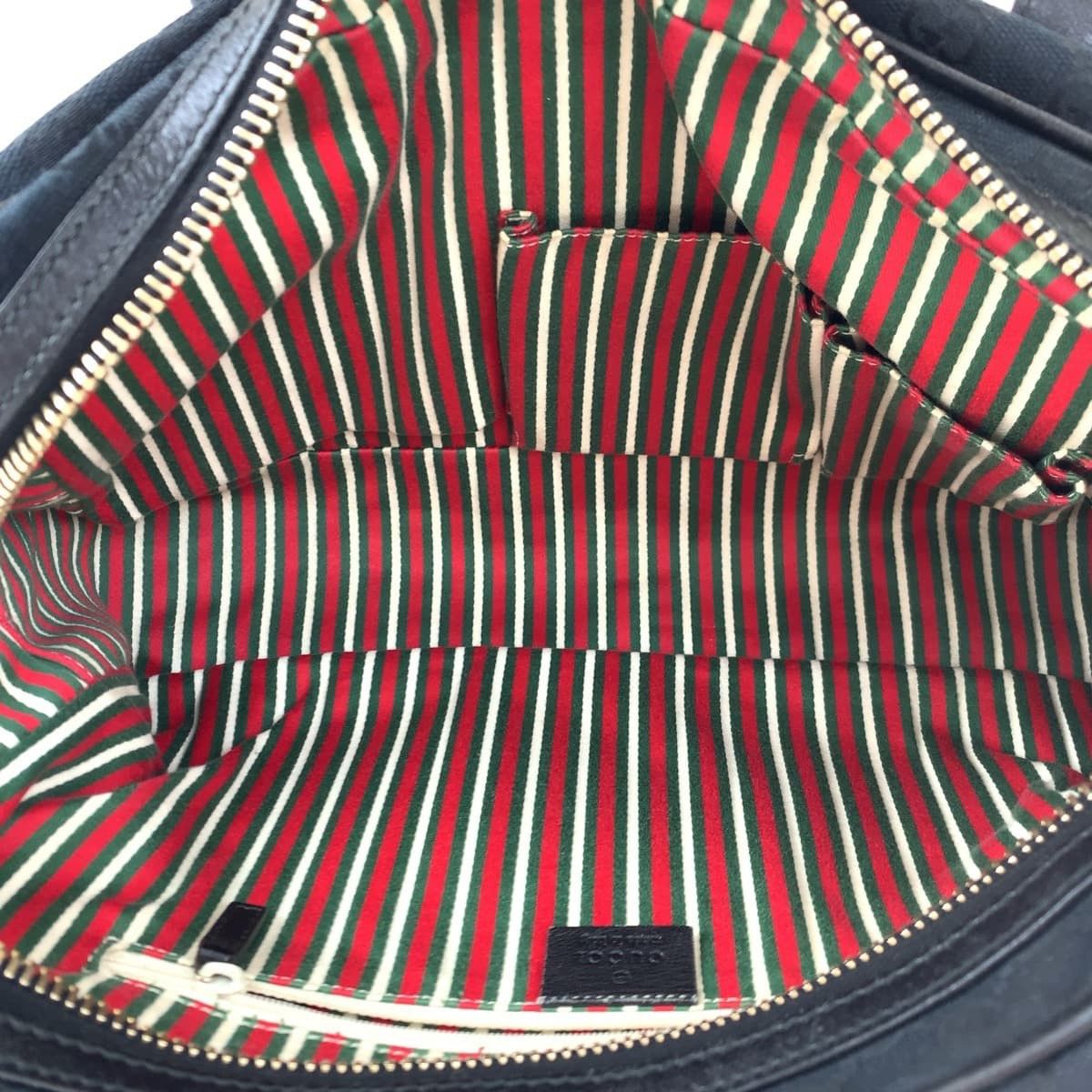 Gucci Gucci Gucci New Britt Interlocking Sherry GG Canvas Leather Tote Bag 169971 Canvas Tote Bag 169971 in Very Good Condition Size ONE SIZE - 9 Thumbnail
