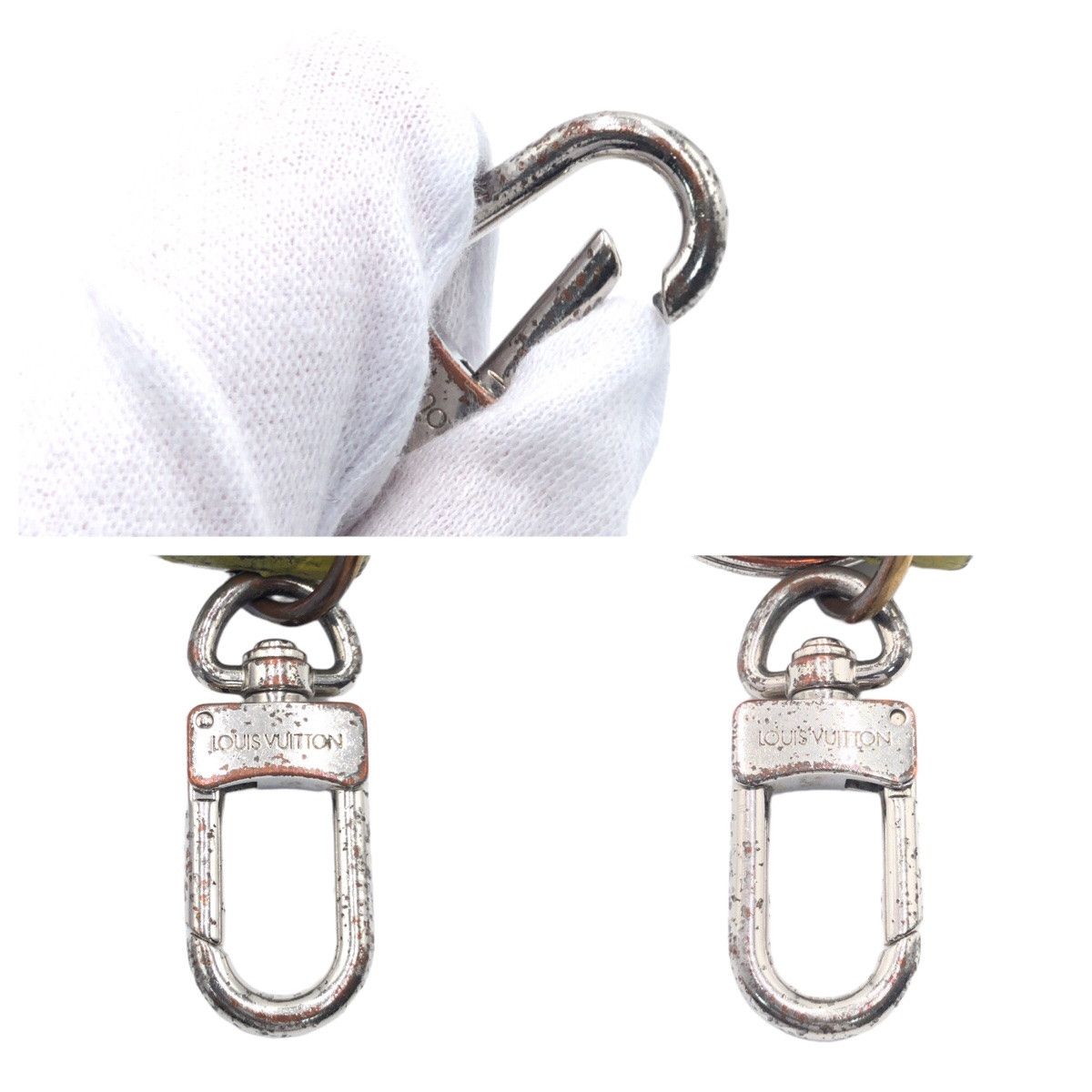 Louis Vuitton Louis Vuitton Louis Vuitton Damier Graphite Key Holder M67215 Canvas Key Holder M67215 in Very Good Condition Size ONE SIZE - 5 Thumbnail