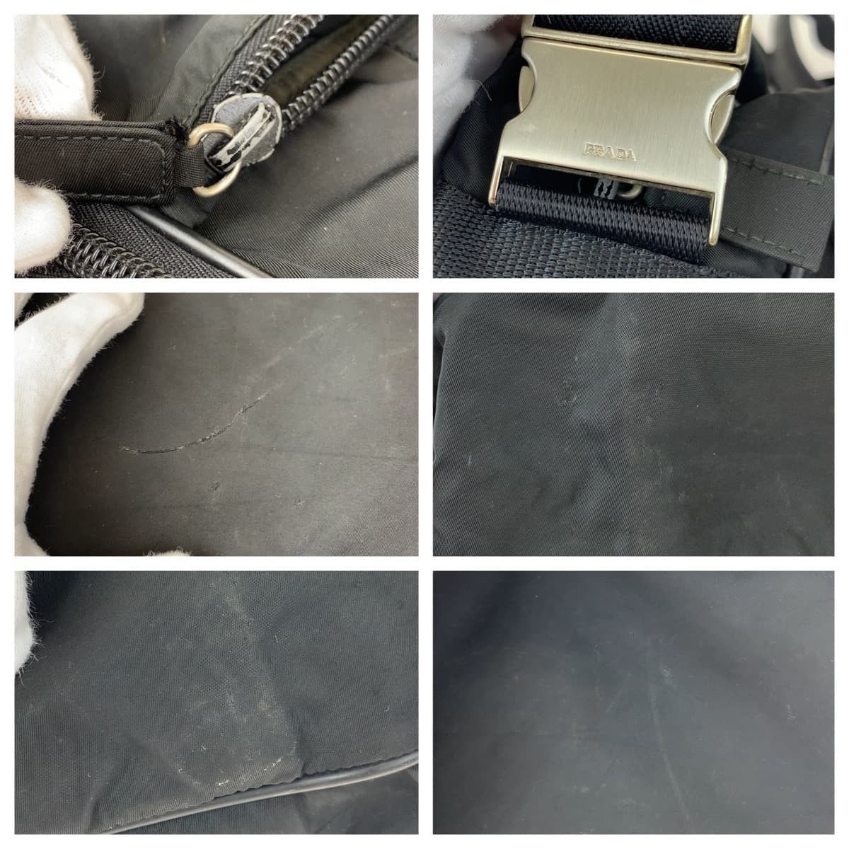 Prada Prada Prada Nylon Tessuto Logo Plate Briefcase 404878 Canvas Business Bag 404878 in Very Good Condition Size ONE SIZE - 5 Thumbnail