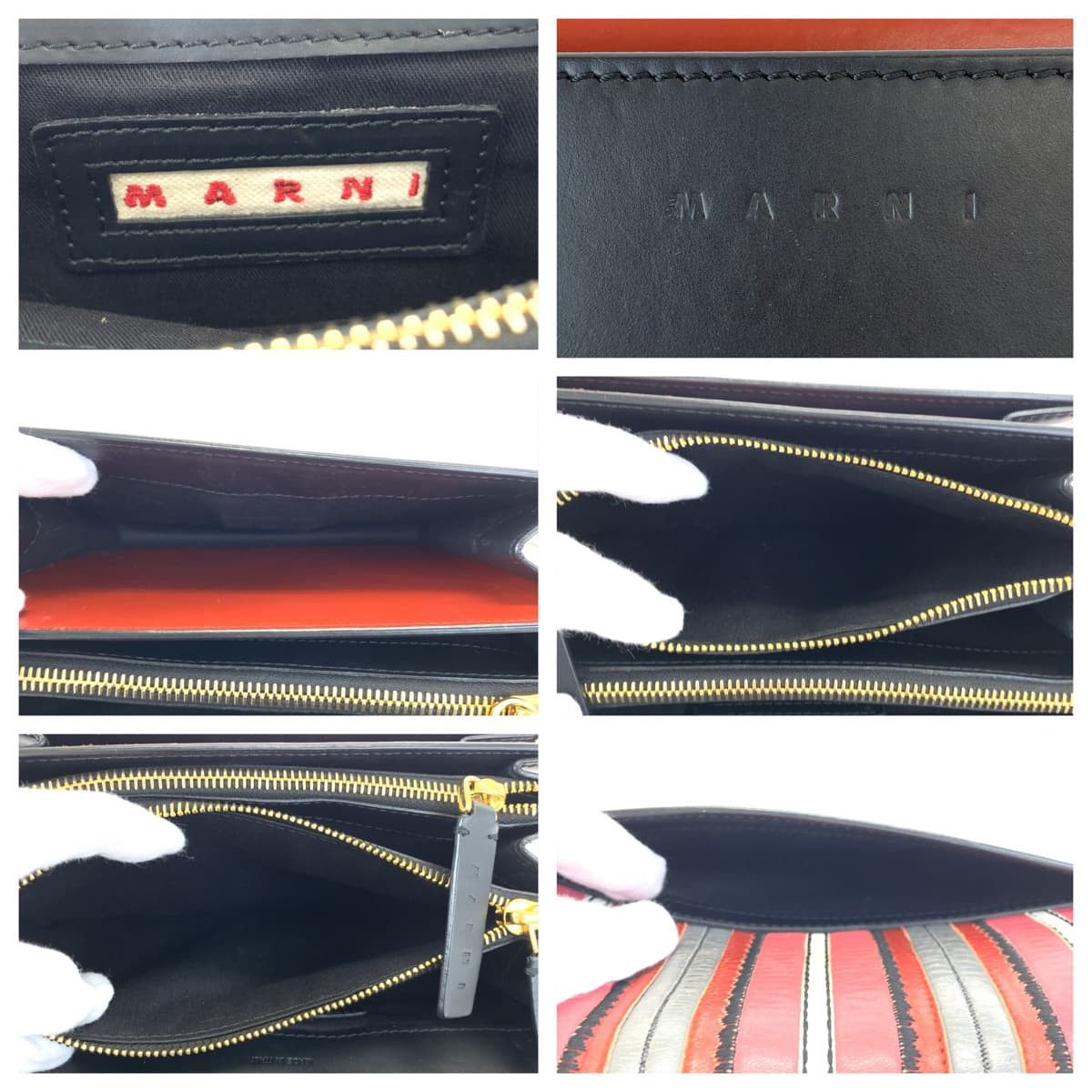 Other Other MARNI Multicolor Calf Leather Shoulder Bag Leather Crossbody Bag in Very Good Condition Size ONE SIZE - 4 Thumbnail