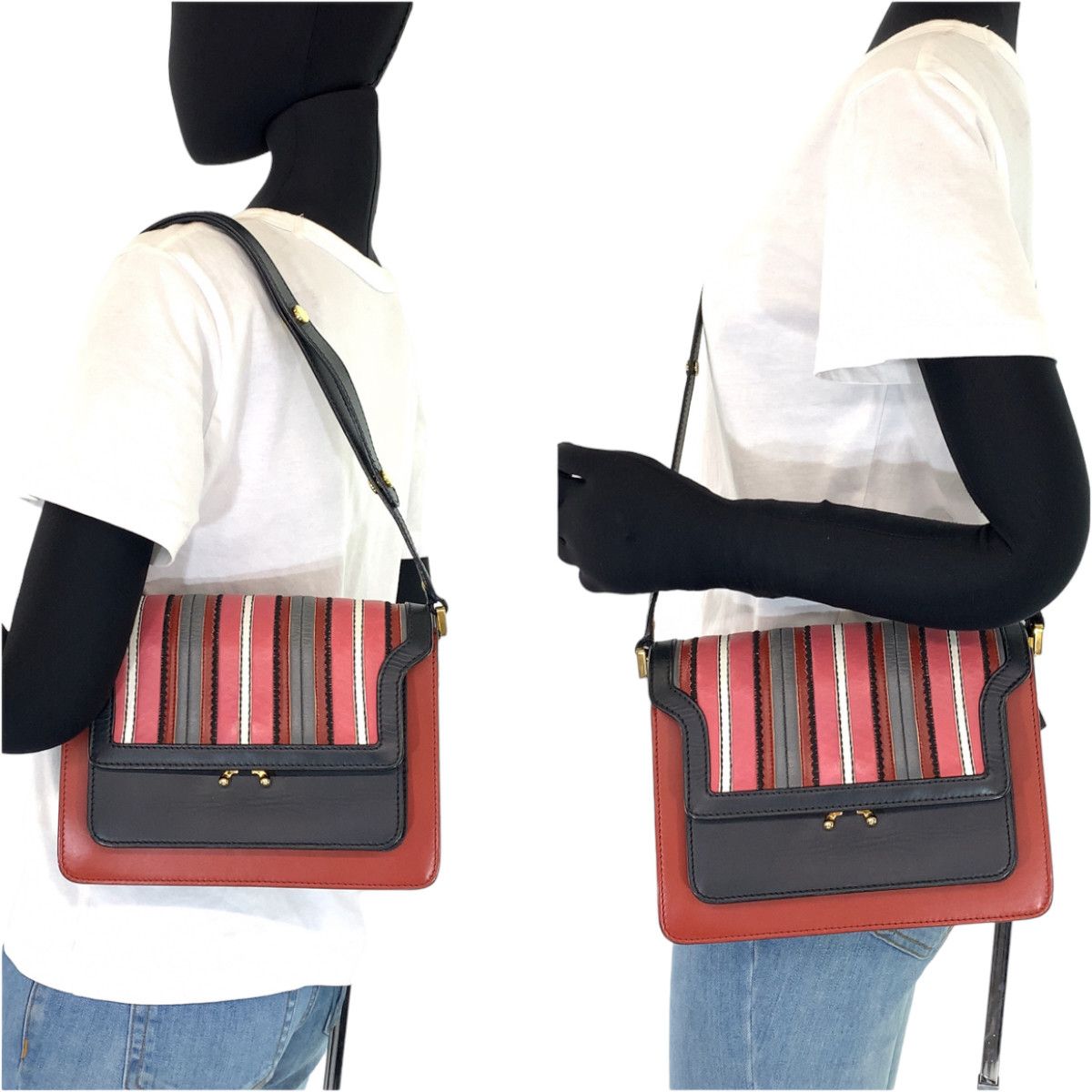 Other Other MARNI Multicolor Calf Leather Shoulder Bag Leather Crossbody Bag in Very Good Condition Size ONE SIZE - 7 Thumbnail