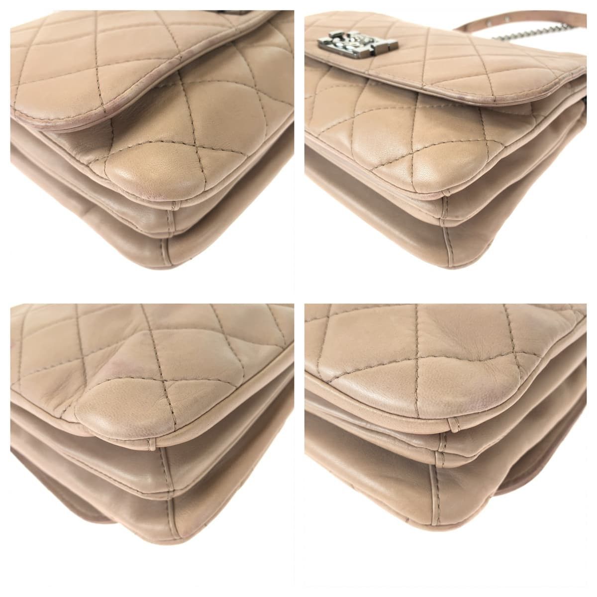 Chanel Chanel Chanel Boy Matelasse Lambskin Shoulder Bag 405212 Leather Crossbody Bag 405212 in Very Good Condition Size ONE SIZE - 3 Thumbnail
