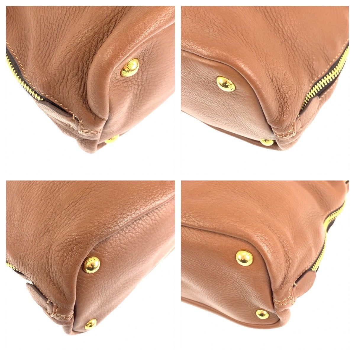 Prada Prada Prada VITELLO DAINO Leather Tote Bag BR4385 Leather Tote Bag BR4385 in Very Good Condition Size ONE SIZE - 3 Thumbnail