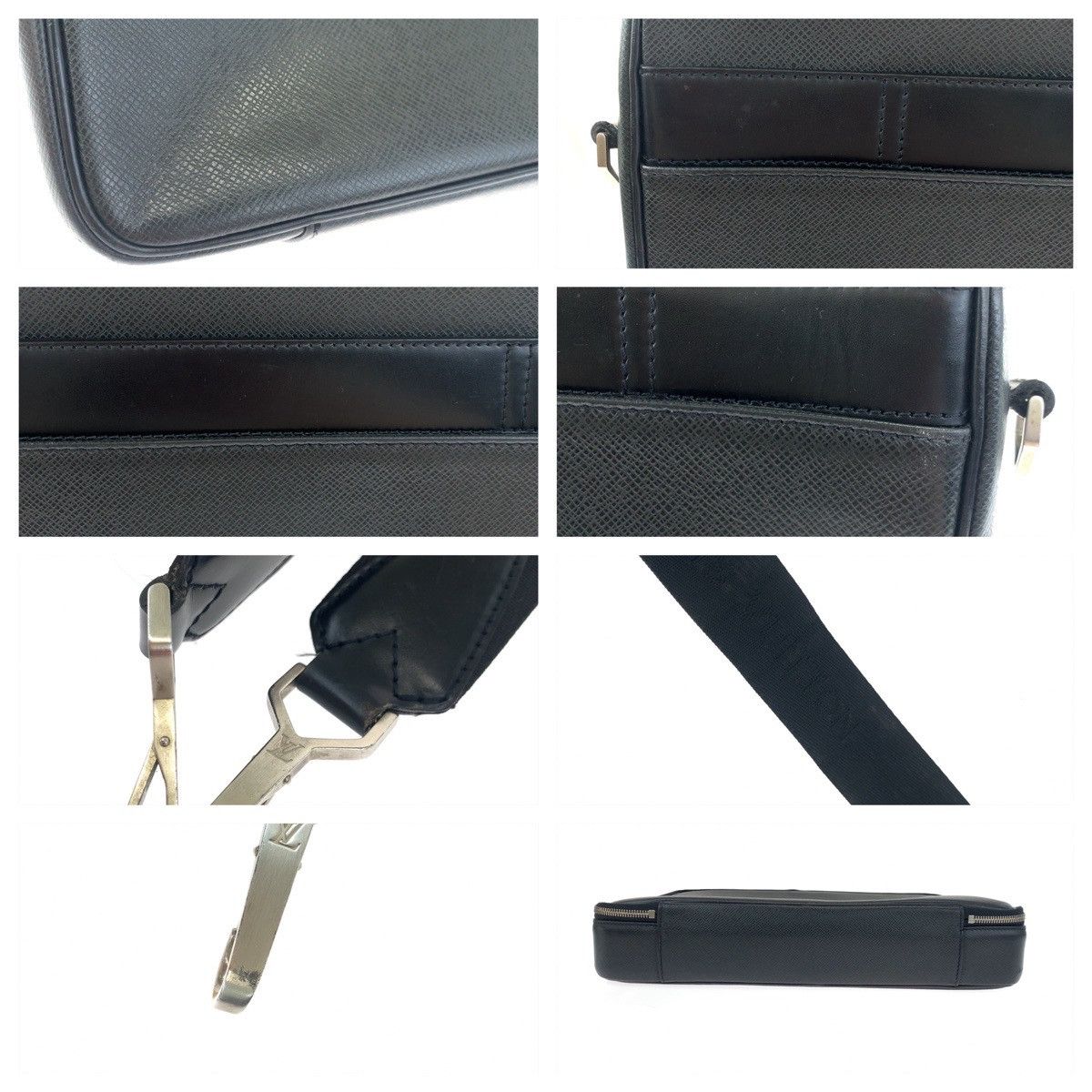 Louis Vuitton Louis Vuitton Louis Vuitton Taiga Odessa Black Leather Shoulder Bag M30832 Leather Shoulder Bag M30832 in Very Good Condition Size ONE SIZE - 7 Thumbnail