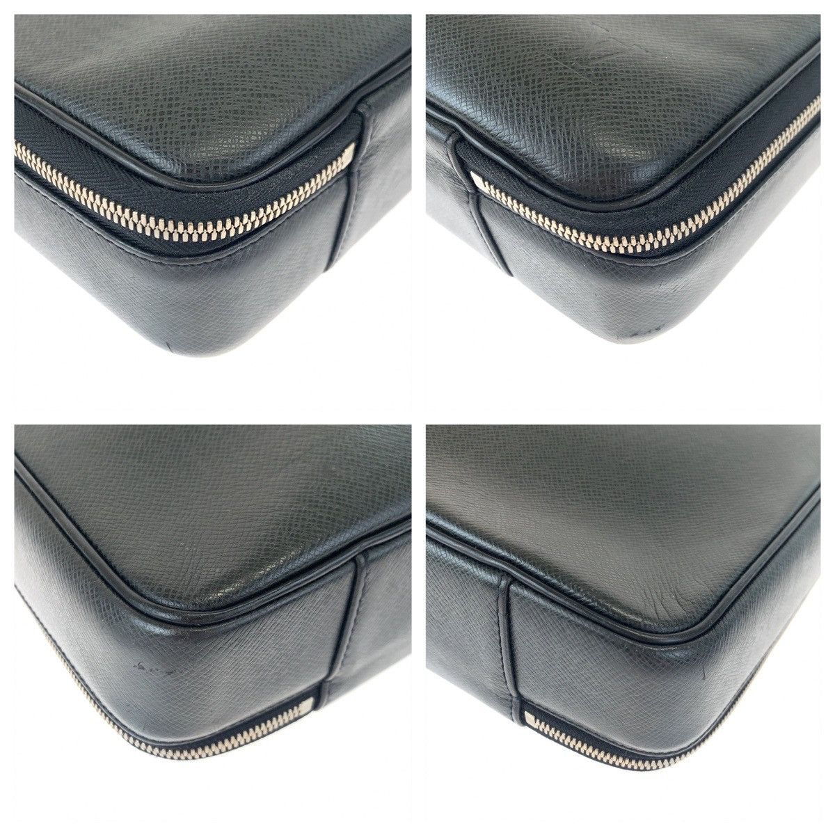 Louis Vuitton Louis Vuitton Louis Vuitton Taiga Odessa Black Leather Shoulder Bag M30832 Leather Shoulder Bag M30832 in Very Good Condition Size ONE SIZE - 4 Thumbnail