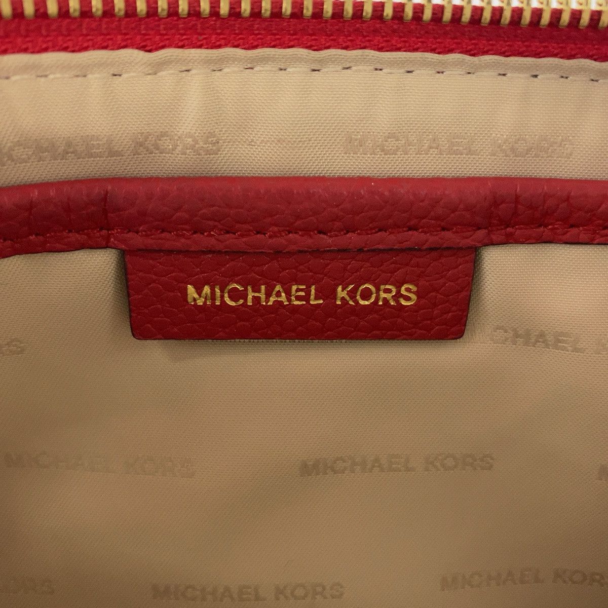 Michael Kors Michael Kors Michael Kors Jet Set Medium Leather Handbag Red Leather Handbag in Excellent Condition Size ONE SIZE - 8 Thumbnail