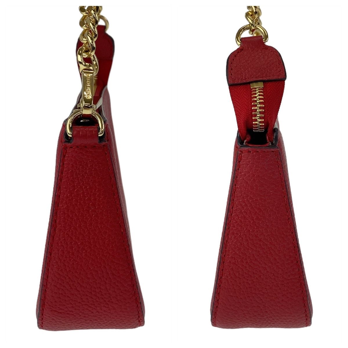 Michael Kors Michael Kors Michael Kors Jet Set Medium Leather Handbag Red Leather Handbag in Excellent Condition Size ONE SIZE - 5 Thumbnail