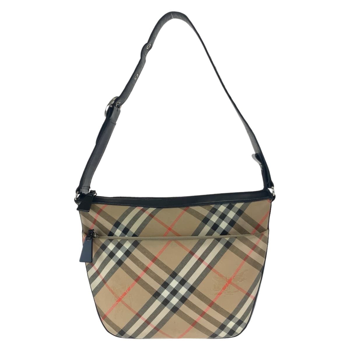 Burberry Burberry Burberry Nova Check Canvas/Leather Shoulder Bag 405445 Canvas Crossbody Bag 405445 in Very Good Condition Size ONE SIZE - 2 Thumbnail