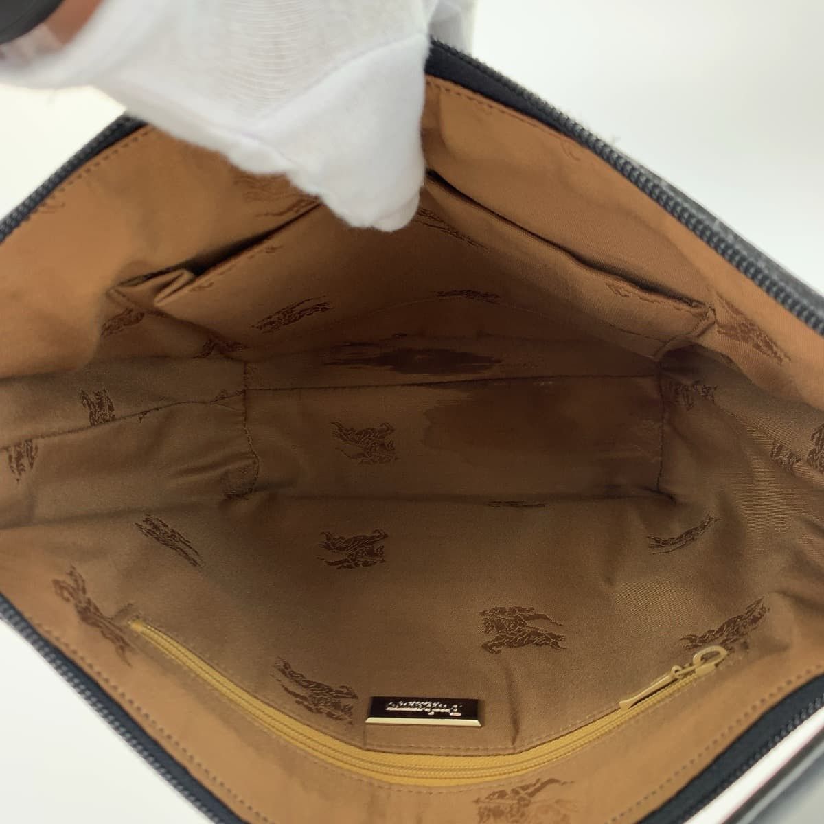 Burberry Burberry Burberry Nova Check Canvas/Leather Shoulder Bag 405445 Canvas Crossbody Bag 405445 in Very Good Condition Size ONE SIZE - 9 Thumbnail