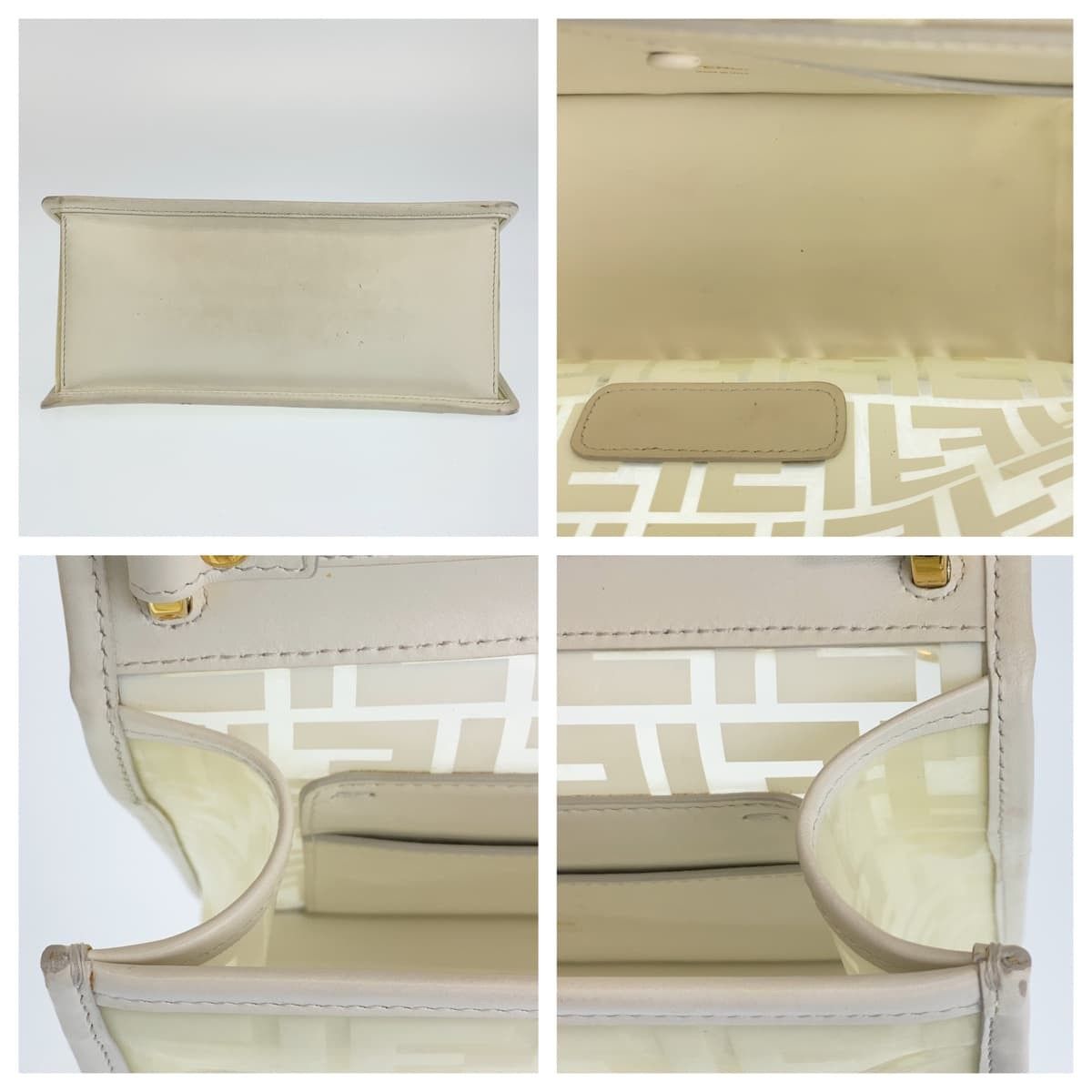Fendi Fendi Fendi Can I F Vinyl/Leather Shoulder Bag 405501 Plastic Shoulder Bag 405501 in Very Good Condition Size ONE SIZE - 6 Thumbnail