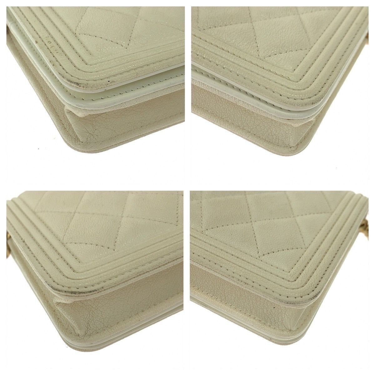Chanel Chanel Chanel Caviar Skin Boy Chanel Matelasse Chain Wallet Shoulder Bag 405526 Leather Crossbody Bag 405526 in Very Good Condition Size ONE SIZE - 3 Thumbnail