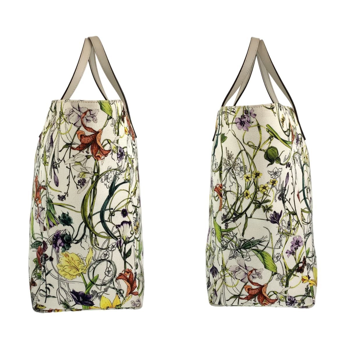 Gucci Gucci Gucci Flora Canvas Tote Bag 282439 Canvas Tote Bag 282439 in Great Condition Size ONE SIZE - 8 Thumbnail