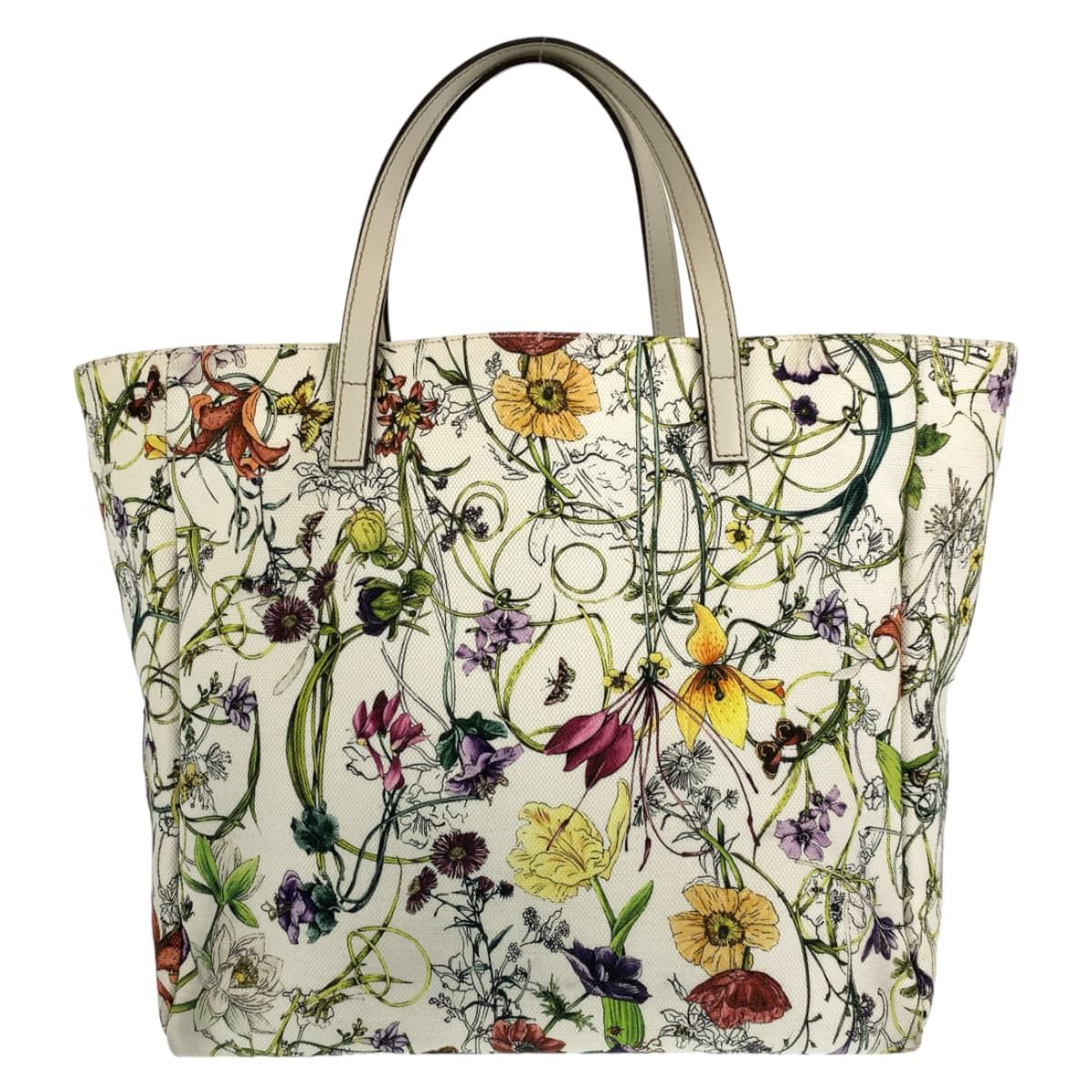 Gucci Gucci Gucci Flora Canvas Tote Bag 282439 Canvas Tote Bag 282439 in Great Condition Size ONE SIZE - 2 Thumbnail