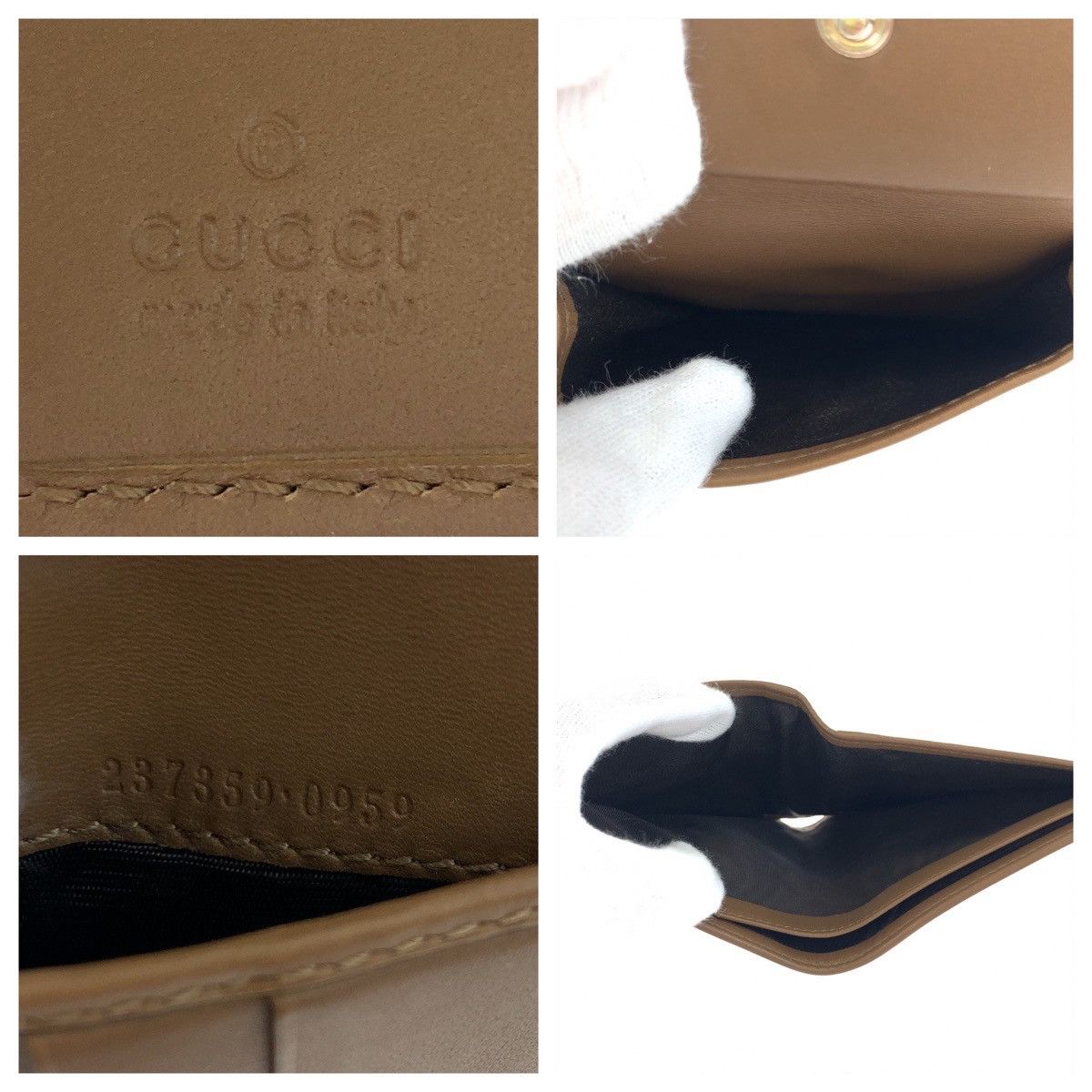 Gucci Gucci Gucci Flora Mini Infinity Canvas/Leather Compact Wallet Canvas Short Wallet 237359 in Great Condition Size ONE SIZE - 5 Thumbnail