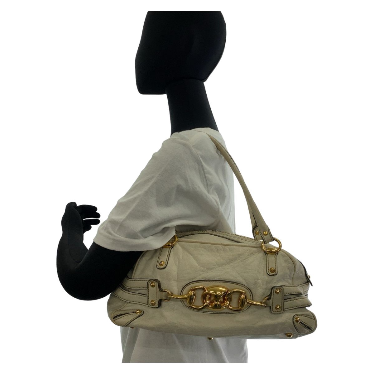 Gucci Gucci Gucci Bamboo Horsebit Leather Handbag 159399 Leather Handbag 159399 in Very Good Condition Size ONE SIZE - 8 Thumbnail
