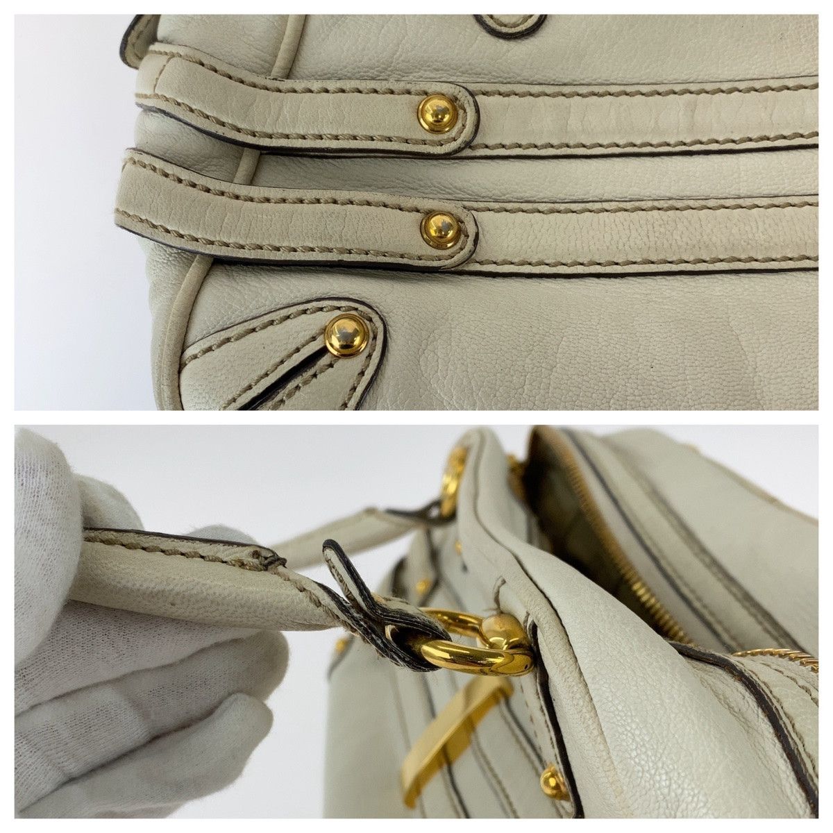 Gucci Gucci Gucci Bamboo Horsebit Leather Handbag 159399 Leather Handbag 159399 in Very Good Condition Size ONE SIZE - 5 Thumbnail