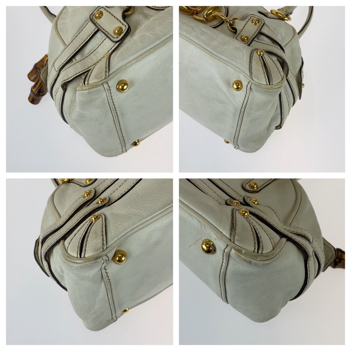 Gucci Gucci Gucci Bamboo Horsebit Leather Handbag 159399 Leather Handbag 159399 in Very Good Condition Size ONE SIZE - 3 Thumbnail