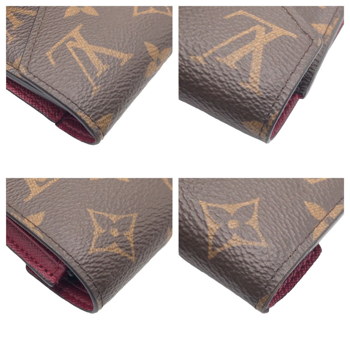Louis Vuitton Louis Vuitton Louis Vuitton Monogram Victorine Wallet Brown PVC Canvas Short Wallet M41938 Size ONE SIZE - 4 Thumbnail