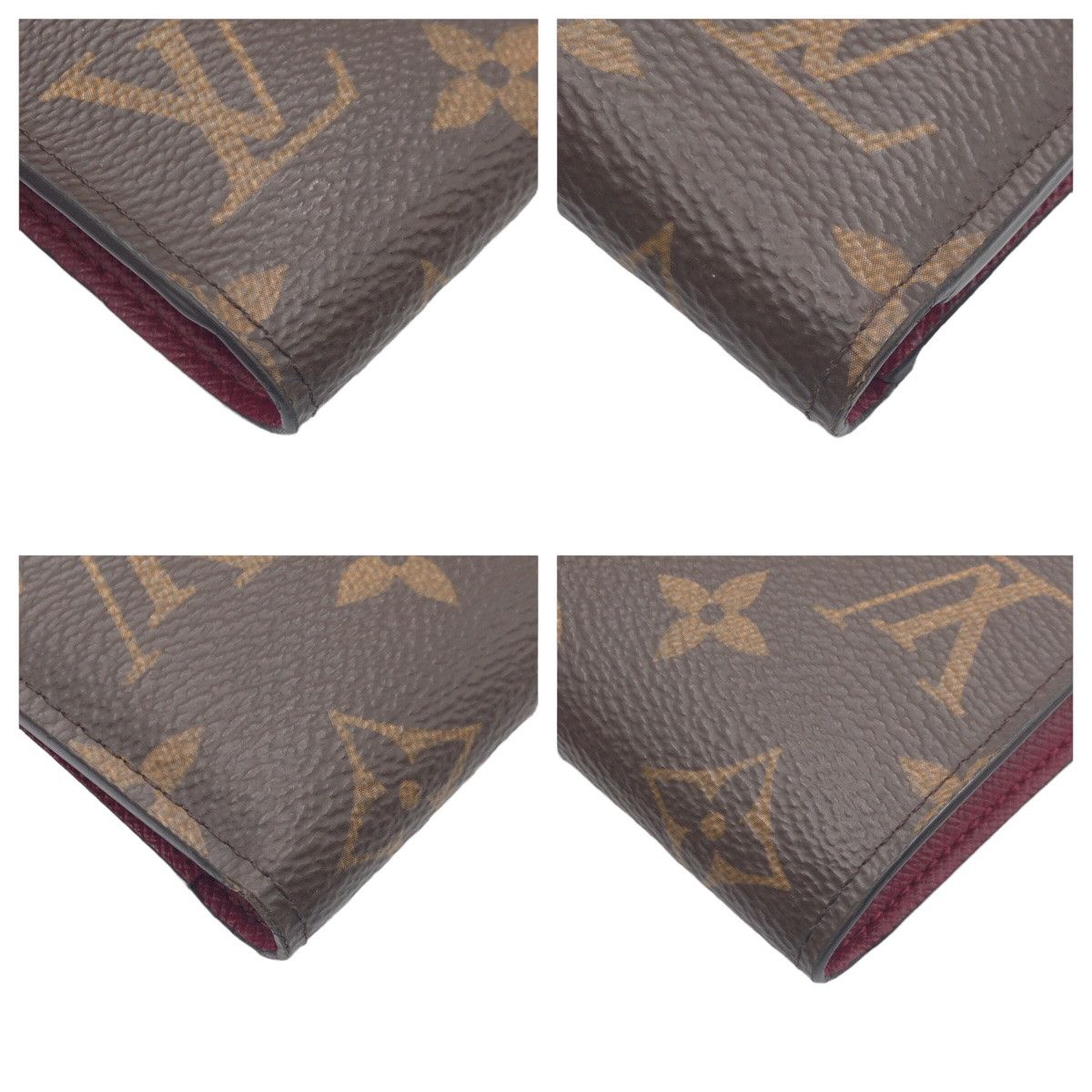 Louis Vuitton Louis Vuitton Louis Vuitton Monogram Victorine Wallet Brown PVC Canvas Short Wallet M41938 Size ONE SIZE - 3 Thumbnail