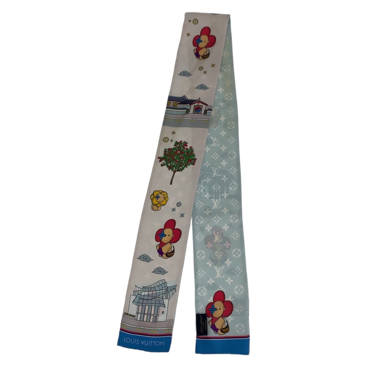 Louis Vuitton Louis Vuitton Louis Vuitton Silk Vivienne Seoul Scarf M77934 Canvas Scarf M77934 in Very Good Condition Size ONE SIZE - 2 Thumbnail