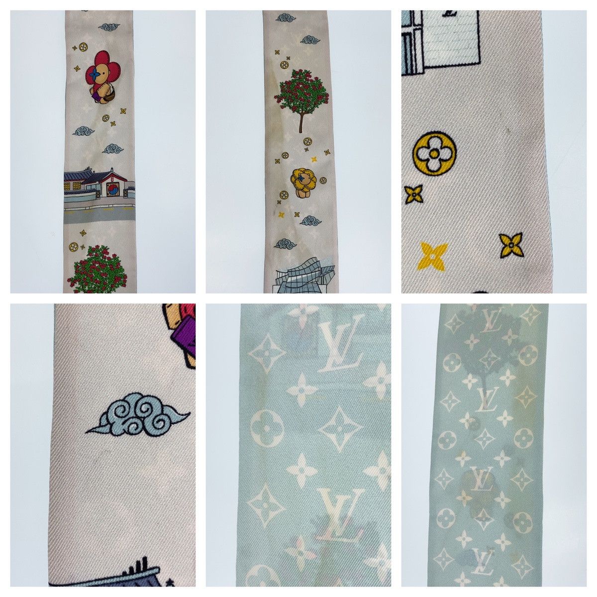 Louis Vuitton Louis Vuitton Louis Vuitton Silk Vivienne Seoul Scarf M77934 Canvas Scarf M77934 in Very Good Condition Size ONE SIZE - 5 Thumbnail