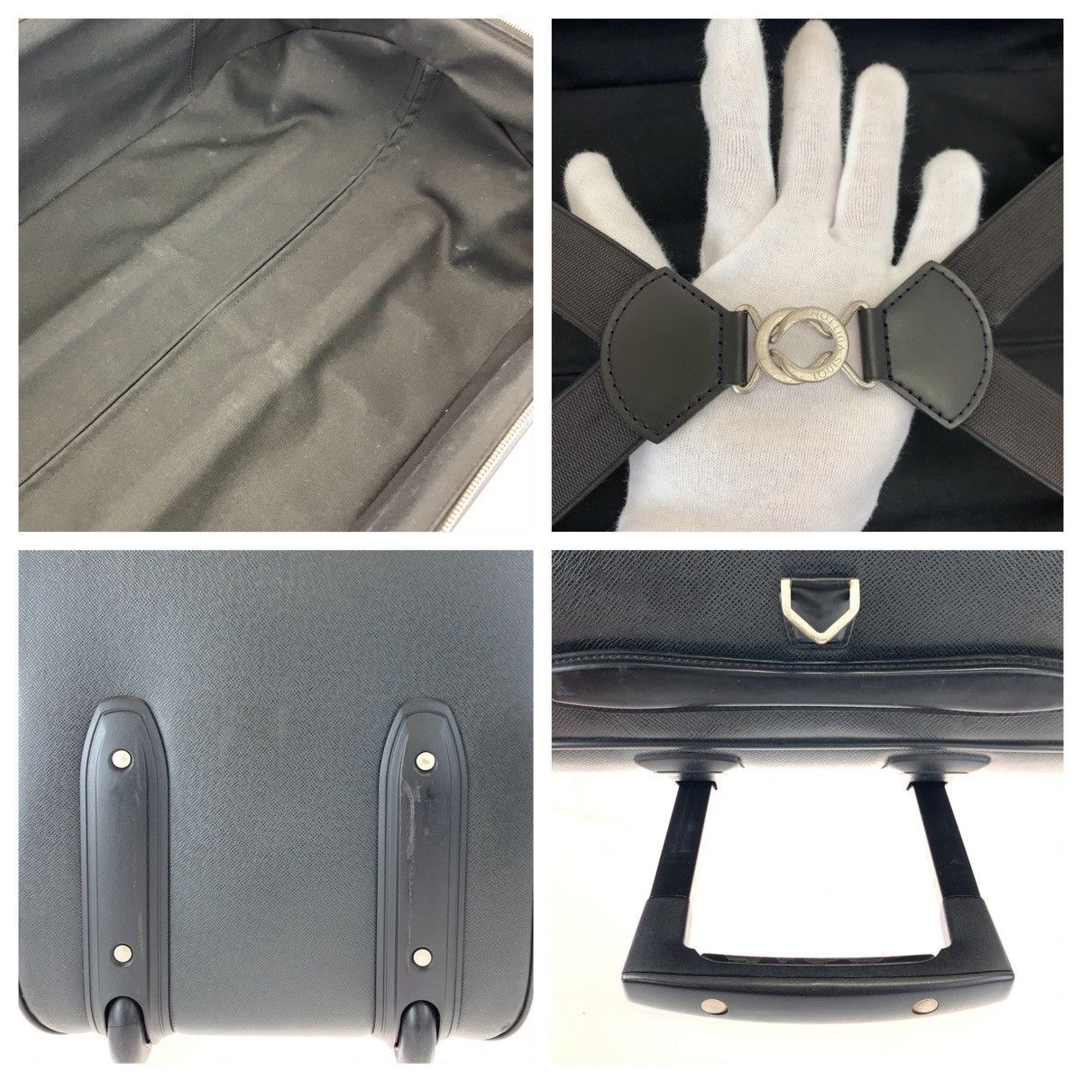 Louis Vuitton Louis Vuitton Louis Vuitton Taiga Pegase 55 Travel Bag M23312 Leather Travel Bag M23312 in Very Good Condition Size ONE SIZE - 5 Thumbnail
