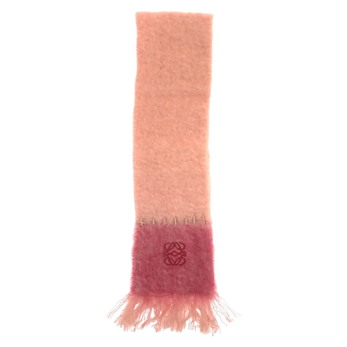 Loewe Loewe Loewe Anagram Wool Mohair Scarf Canvas Scarf Size ONE SIZE - 3 Thumbnail