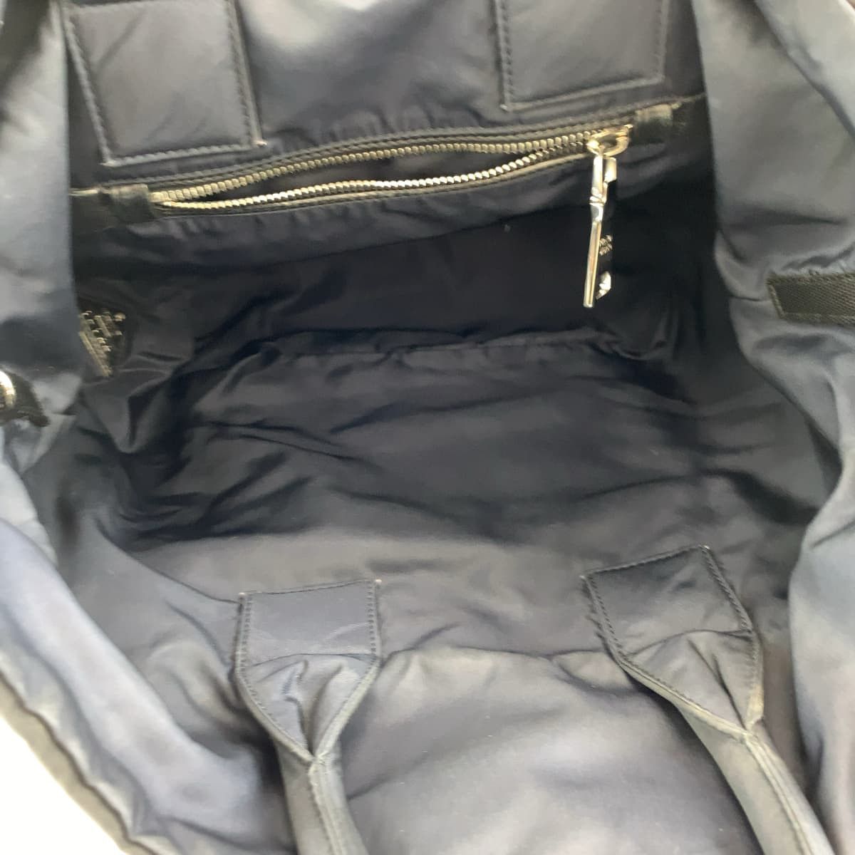 Prada Prada Prada Nylon Tessuto Logo Tote Bag Canvas Tote Bag Size ONE SIZE - 8 Thumbnail