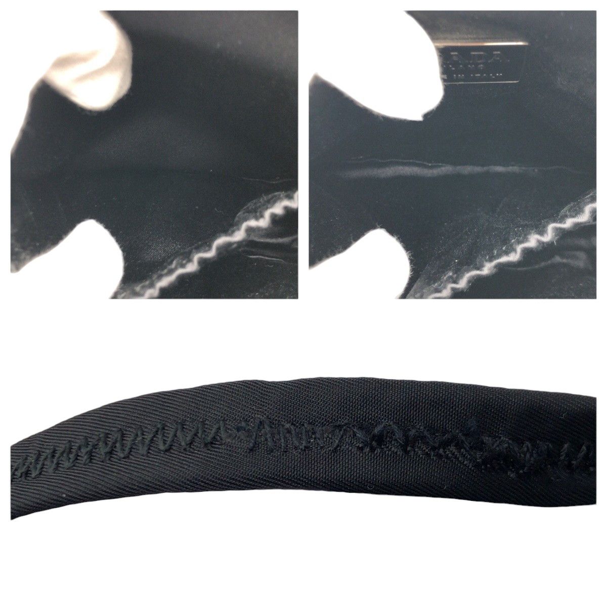 Prada Prada Prada Nylon Triangle Logo Tote Bag Canvas Tote Bag Size ONE SIZE - 5 Thumbnail