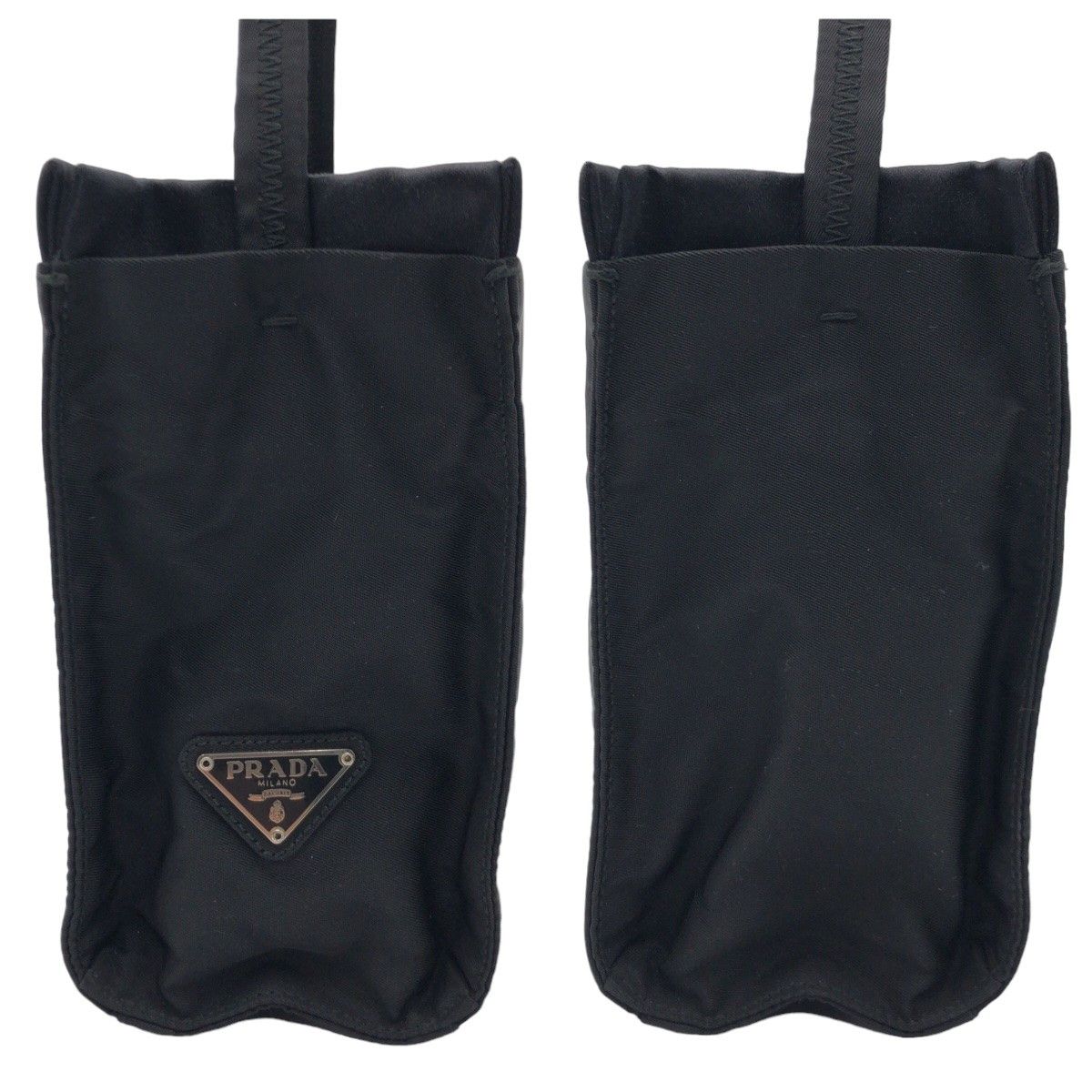 Prada Prada Prada Nylon Triangle Logo Tote Bag Canvas Tote Bag Size ONE SIZE - 8 Thumbnail