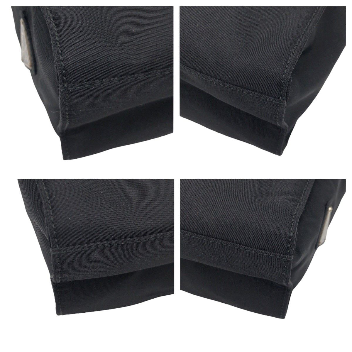 Prada Prada Prada Nylon Triangle Logo Tote Bag Canvas Tote Bag Size ONE SIZE - 3 Thumbnail