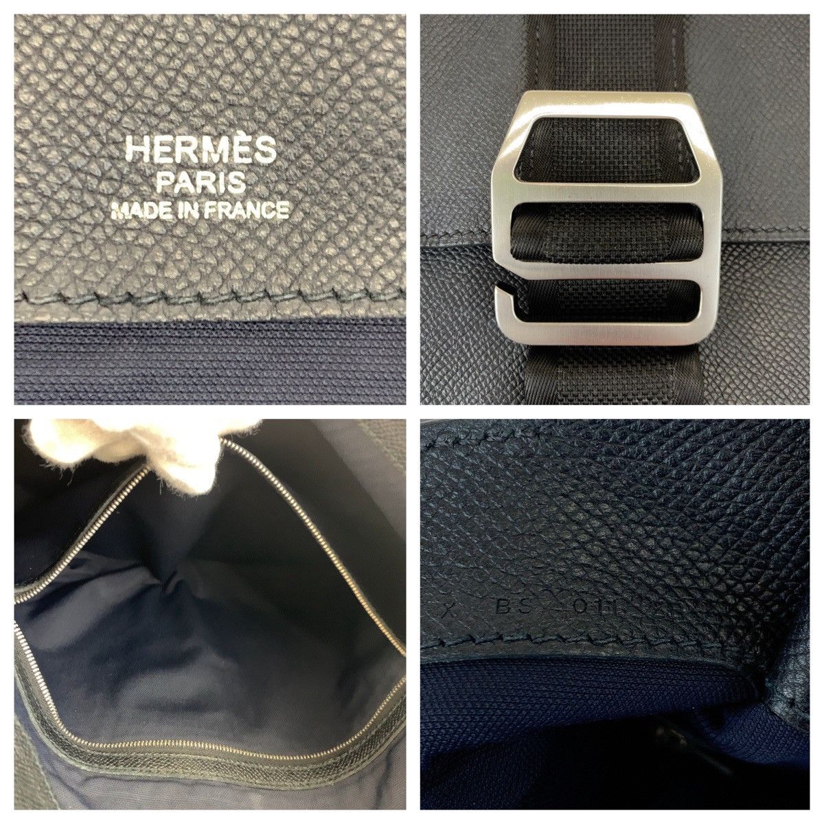 Hermes Hermes Hermes Leather City Slide Clutch Bag Leather Clutch Bag in Very Good Condition Size ONE SIZE - 4 Thumbnail