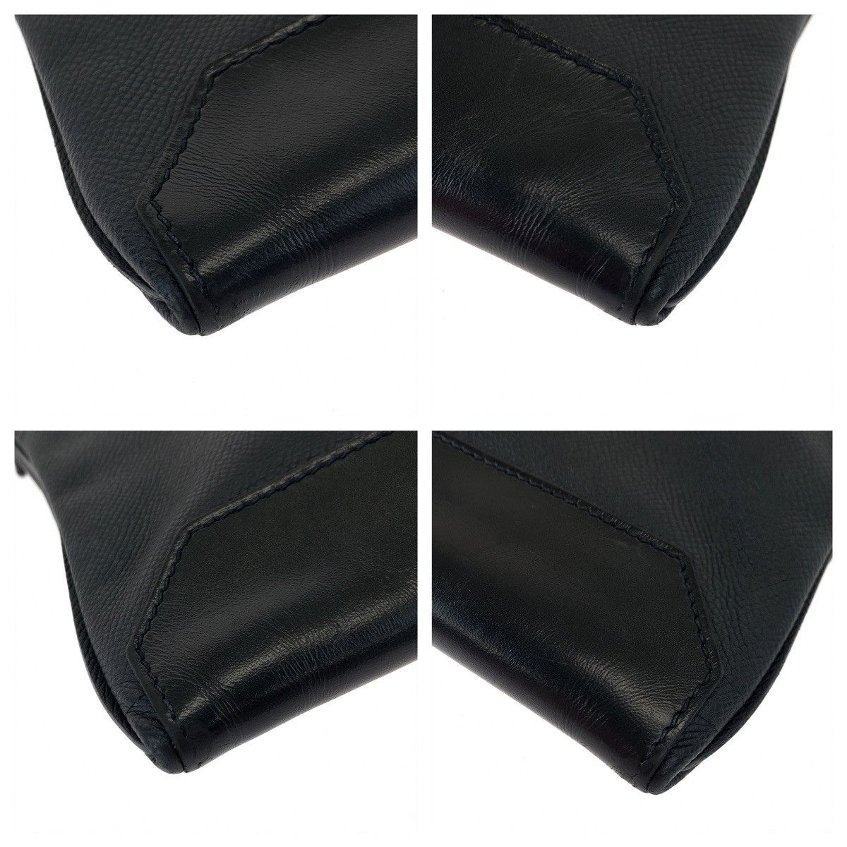 Hermes Hermes Hermes Leather City Slide Clutch Bag Leather Clutch Bag in Very Good Condition Size ONE SIZE - 3 Thumbnail