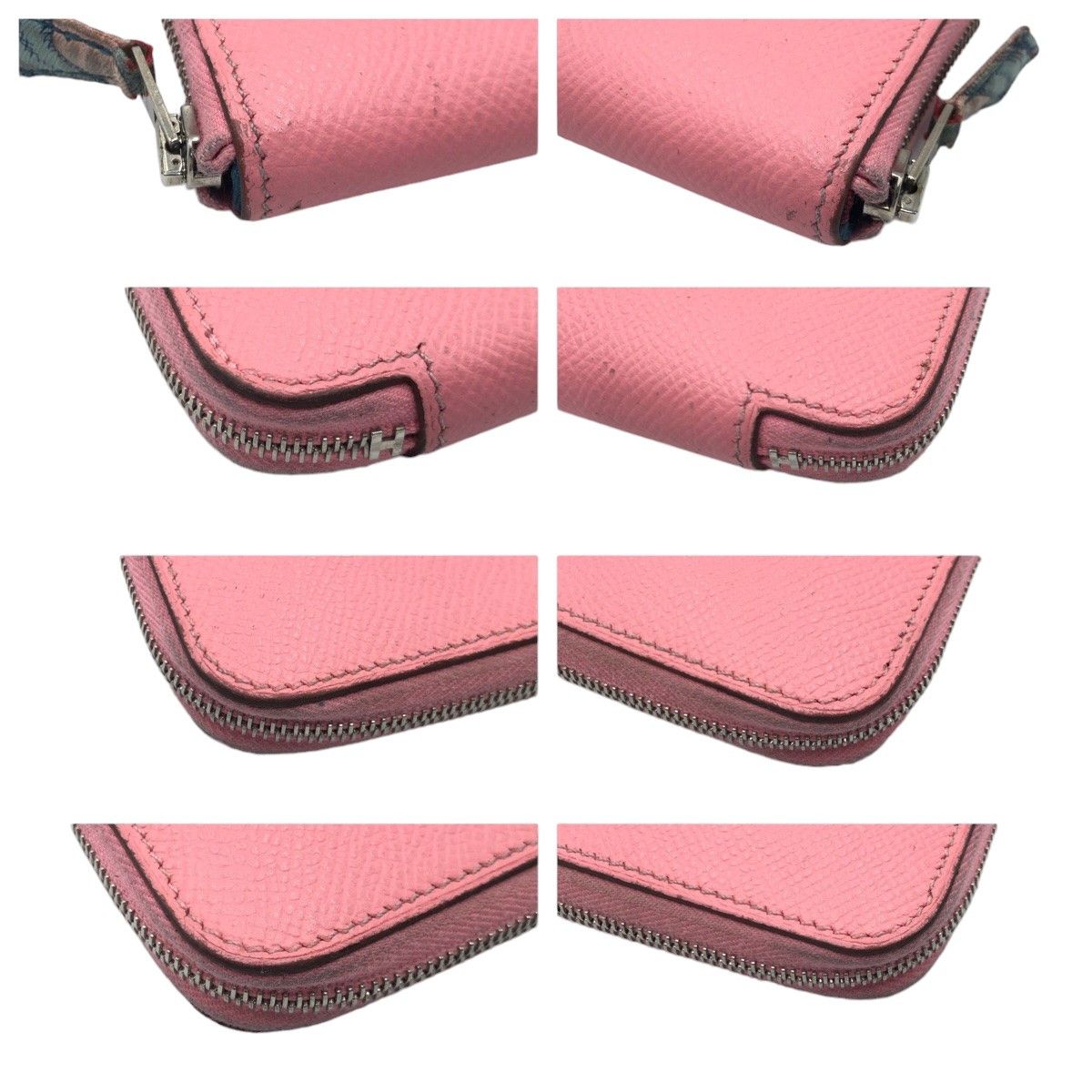Hermes Hermes Hermes Azap Long Silk-in Pink Epsom Leather Long Wallet Leather Long Wallet in Very Good Condition Size ONE SIZE - 4 Thumbnail