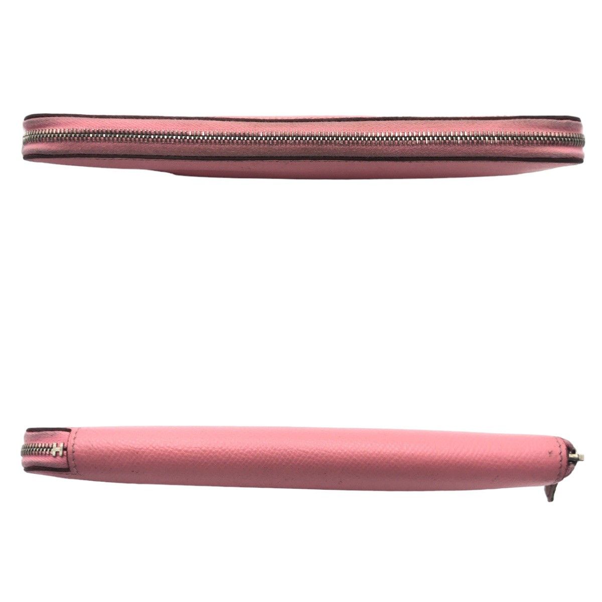 Hermes Hermes Hermes Azap Long Silk-in Pink Epsom Leather Long Wallet Leather Long Wallet in Very Good Condition Size ONE SIZE - 10 Thumbnail