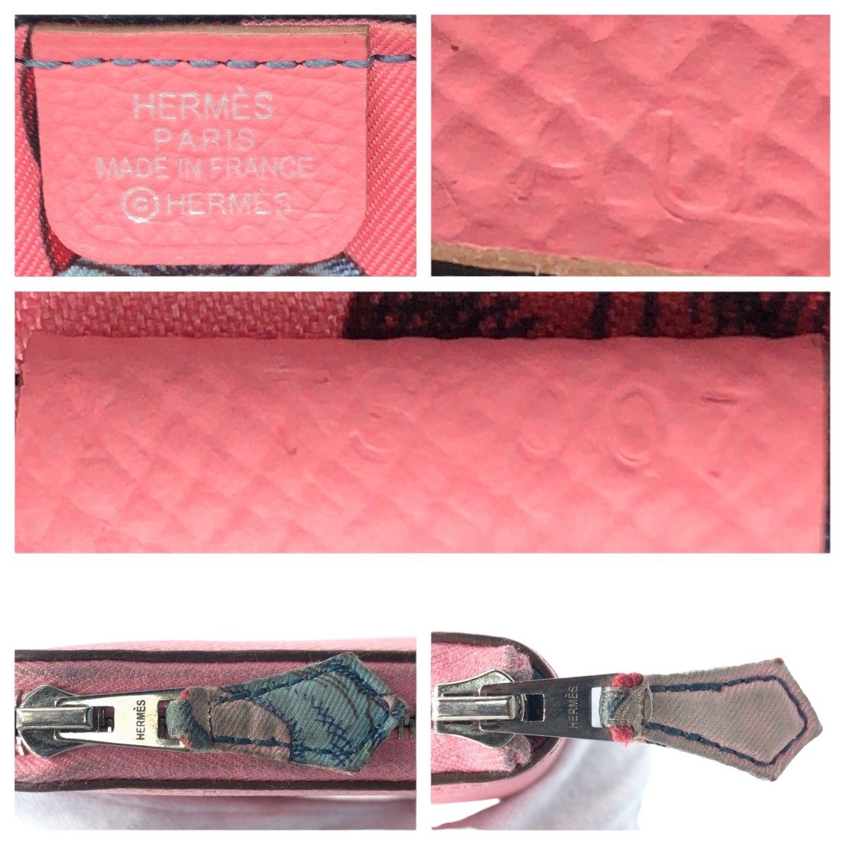 Hermes Hermes Hermes Azap Long Silk-in Pink Epsom Leather Long Wallet Leather Long Wallet in Very Good Condition Size ONE SIZE - 5 Thumbnail
